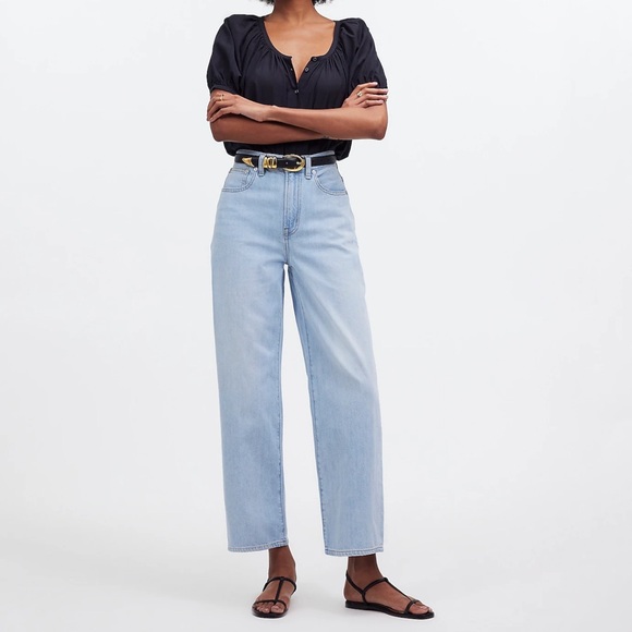 Madewell The Perfect Vintage Wide-Leg Crop Jean - Picture 1 of 15